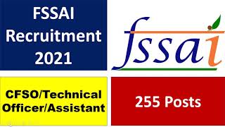 FSSAI Recruitment 2021 FSSAI EXAM Preparation  FSSAI Study Material  FSSAI Syllabus [upl. by Radec]