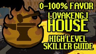 EASY OSRS GUIDE  0100 LOVAKENGJ HOUSE FAVOUR  HIGH LEVEL SKILLERS [upl. by Juline]