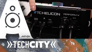 Hannah Checks Out The TC Helicon PerformV Vocal Processor [upl. by Adnuahsor]