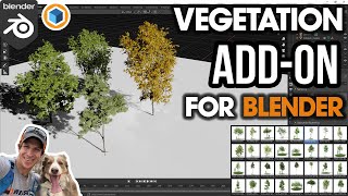 The BEST Tree and Vegetation Library for Blender [upl. by Elladine]