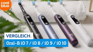 OralB iO 7 iO 8 iO 9 iO 10 Zahnbürsten  Vergleich [upl. by Custer]