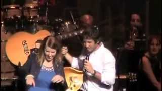 Josh Groban is amazed by Keren Chadwick singing The Prayer amp does QampA  Sydney 24413 [upl. by Aynotel]