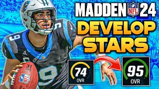 Madden 24 Player Progression Guide  How to Develop Stars at ANY Position [upl. by Wattenberg]