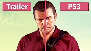 Grand Theft Auto 5  New Trailer vs Xbox 360 Graphics Comparison [upl. by Rafaellle]