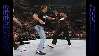 Reverend DVon w Deacon Batista vs Maven w Al Snow  SmackDown 2002 [upl. by Arnaud]