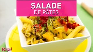 Salade dété aux pennes amp poivrons grillés  regalfr [upl. by Rolo]