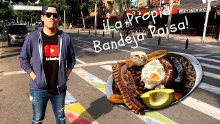 Buscando BANDEJA PAISA en MEDELLÃN  latropatravel [upl. by Shulins]