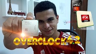 Fiz Overclock no meu FX 8300 para 42 Melhorou Muito [upl. by Aznerol939]