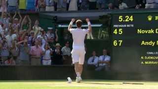 Andy Murray wins Wimbledon 2013 title [upl. by Otreblasiul]