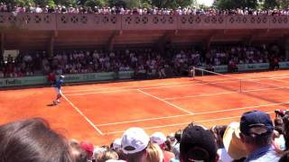 Roland Garros  Stéphane Robert contre Tomas Berdych [upl. by Eadmund191]