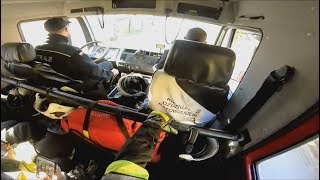 Pożar Traw  7 hektarów  Oczami Strażaka 2 FireHelmet Cam GoPro HD  Firefighter in Poland 2018 [upl. by Sapphire]