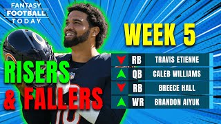 Week 5 Recap Risers amp Fallers Injury News GamebyGame Breakdown  2024 Fantasy Football Advice [upl. by Annez]