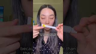 how to pop a pimple so it doesnt scar I CONTRACTUBEX GEL shorts [upl. by Haimarej]