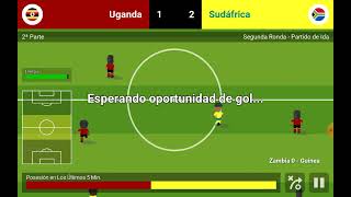 jugando la segunda ronda de las eliminatorias africanas en world soccer champs [upl. by Glen]