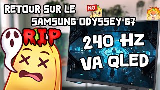 Samsung Odyssey G7 240hz  Top ou… flop  😰 aïe [upl. by Zoilla]