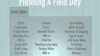 PE Games  Planning A Field Day [upl. by Chamberlin]