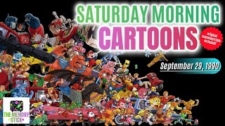 CBS Saturday Morning Cartoons with commercials Part 2 September 29 1990 [upl. by Zinnes667]