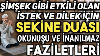 ŞİMŞEK GİBİ ETKİLİ İSTEK İÇİN OKUNAN SEKİNE DUASI OKUNUŞU VE 19 AYETİN FAZİLETLERİ  Mutlaka Oku [upl. by Cindra971]