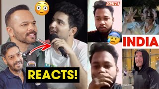 Rohit Shetty amp Ajay Devgn Reacts to Samay Raina India’s Got Latent😳 MrBeast amp Logan Paul India [upl. by Cairns]