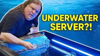 This server lives underwater  Hypertec Immersion Cooling [upl. by Nwahsud]