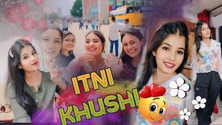 Itni KHUSHI PART 2 😂  Rayat Bahra University Mohali VLOG Girl Vlogs vlog [upl. by Esiocnarf]