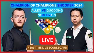 2024 Champion of Champions Snooker LIVE Score UPDATE Semi Finals Allen vs Guodong Nov 15 2024 [upl. by Anola46]