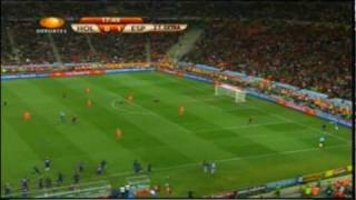 ESPAÑA CAMPEON DEL MUNDO 2010 gol de Andres Iniesta Spain Champion 2010 [upl. by Virgel]