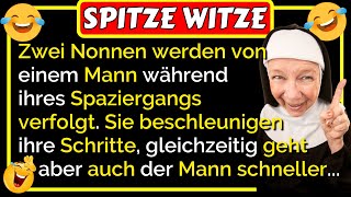 🤣Spitze Witze Zwei Nonnen werden von einem Mann während ihres Spaziergangs verfolgt lustig 🤣😂🤣 [upl. by Ecienal414]