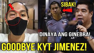 PAALAM KYT JIMENEZ TANGGAL MUNA SA ROSTER SIBAK SA PWESTO ANG REFS NA NANDAYA UMANO [upl. by Aihsitan]