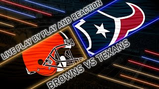 Browns vs Texans Live Play by Play amp Reaction [upl. by Ia]