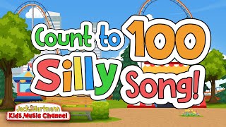 Count to 100 SILLY SONG  Volume 2  Jack Hartmann [upl. by Haibot]