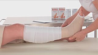 Below knee bandaging with Actico [upl. by Power712]