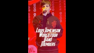 Get to know Louis Tomlinsons band members  Louis Tomlinson tour 2022 louistomlinson onedirection [upl. by Palma]