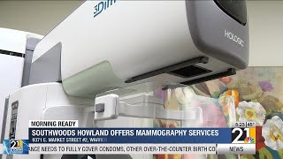 Southwoods Health now offering mammography services in Howland [upl. by Olaznog]