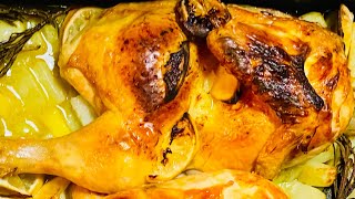 Pollo al forno con patate Baked chicken with potatoes [upl. by Savvas184]