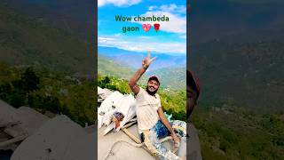 parvat ke piche chambela gaon 💖🌹youtubeshorts love viralvideo shorts shortvideo rnwaseemvlog [upl. by Toogood]