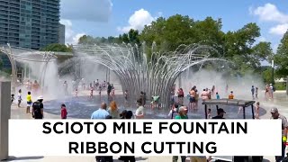 Press Conference Scioto Mile Fountain Ribbon Cutting [upl. by Tiffanie]