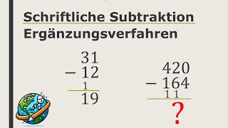 Schriftliches Minus  Schriftliche Subtraktion  Minus rechnen  Wissenswelt Mathe [upl. by Tterag]