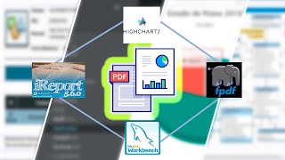 Cómo generar reportes con ireport librería fpdf y highcharts con mysql workbench 2024 [upl. by Frymire]