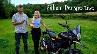 What is the Royal Enfield Himalayan 450 like for a pillion [upl. by Aimek]