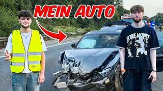 200KMH AUTO UNFALL NACH DER GAMESCOM… 😳😭 20000€ Schaden [upl. by Ramej25]