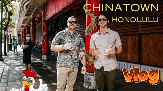 Exploring CHINATOWN HONOLULU LIFE ON OAHU VLOG episode 2 🙏🏼🐓🥢 [upl. by Ativak]