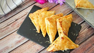 Chicken Puff Recipe  Chicken Puff Kerala Bakery Recipe  Puff Pastry Appetiser [upl. by Esyle650]