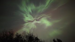 RealTime Aurora Borealis Corona with the Canon R6 Mk2 [upl. by Asnarepse]