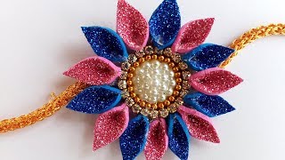 Easy Rakhi Design 2019  How to Make Rakhi at Home  Handmade Rakhi  Rakhi Designs for Competition [upl. by Levine]