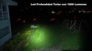 Test nocturno Linterna Fenix HP25R con 1000 lumenes REALES [upl. by Latsyrc]