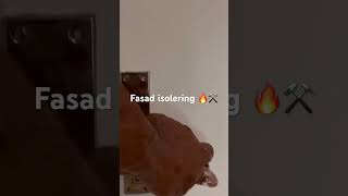 Fasad isolering och putsfärg 👍⚒️🙏🏽🏠 [upl. by Nelhsa]