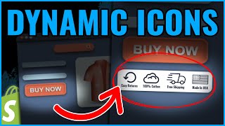 Add Custom Icons To Your Product Page Without Apps Copy amp Paste to Boost Shopify Conversion Rate [upl. by Cuttie]