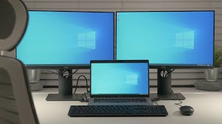 Laptop and Two Monitors  No Dock Required [upl. by Ylim]