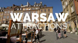 10 Top Tourist Attractions in Warsaw [upl. by Aztiram]